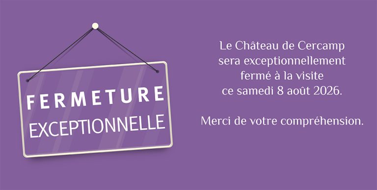 fermeture le 8 août 2026